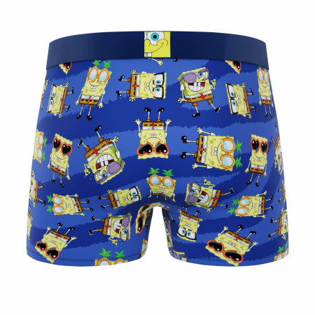 Crazy Boxer SpongeBob SquarePants Fashion Styles Men's Boxer Briefs